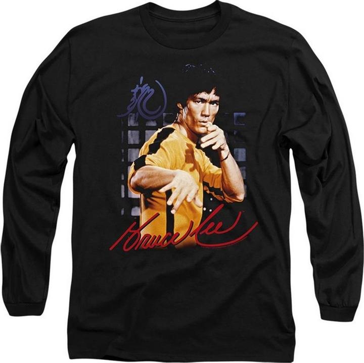 Bruce Lee Yellow Jumpsuit TShirt Langärmlig