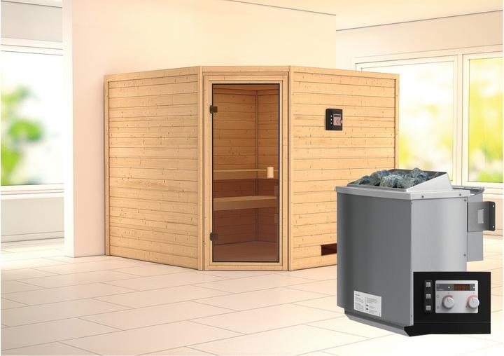 Produktbild Karibu Leona ohne Dachkranz (9 KW Bio externe Steuerung)