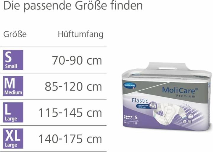 Image du produit MoliCare Elastic 8 S (26 x, Mini)