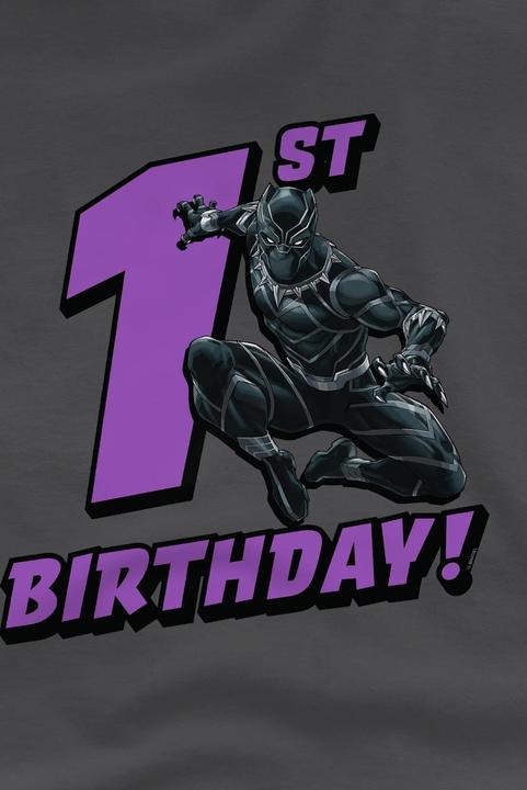 Produktbild Black TShirt 1. Geburtstag (128)