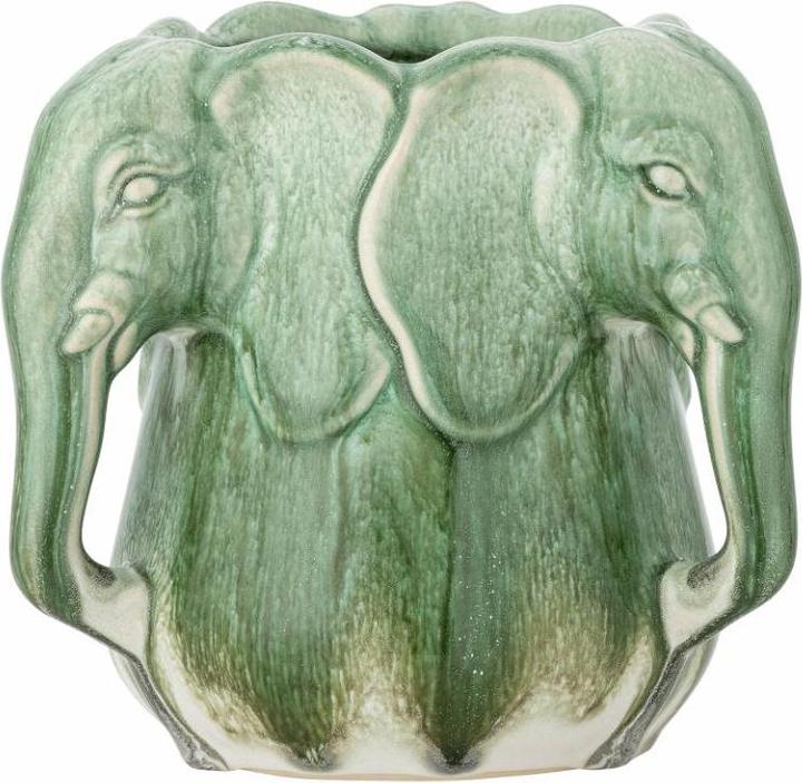 Image du produit Bloomingville - Pontus Vase - Green - Stoneware (1x)