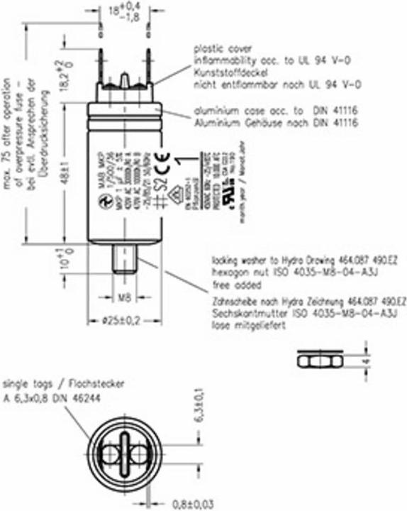 Produktbild MKP-Motorkondensatoren