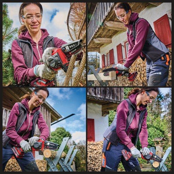 Actual product image Einhell 4600040 GE-PS 18/15 Li BL-Solo Power X-Change 18V Li-Ion cordless chainsaw (Battery chain saw)