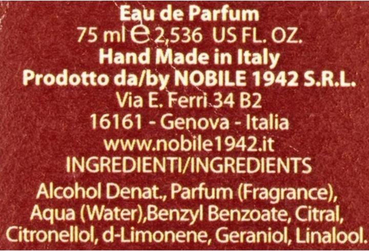 Actual product image Nobile 1942 Rudis Ext Perfume 75 ml (Extrait De Parfum, 75 ml)