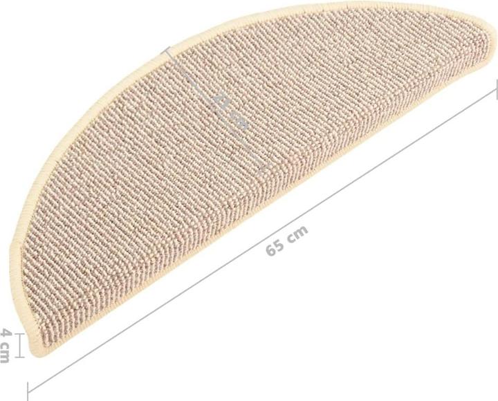 Immagine prodotto vidaXL Treppenmatte (65 x 21 cm)
