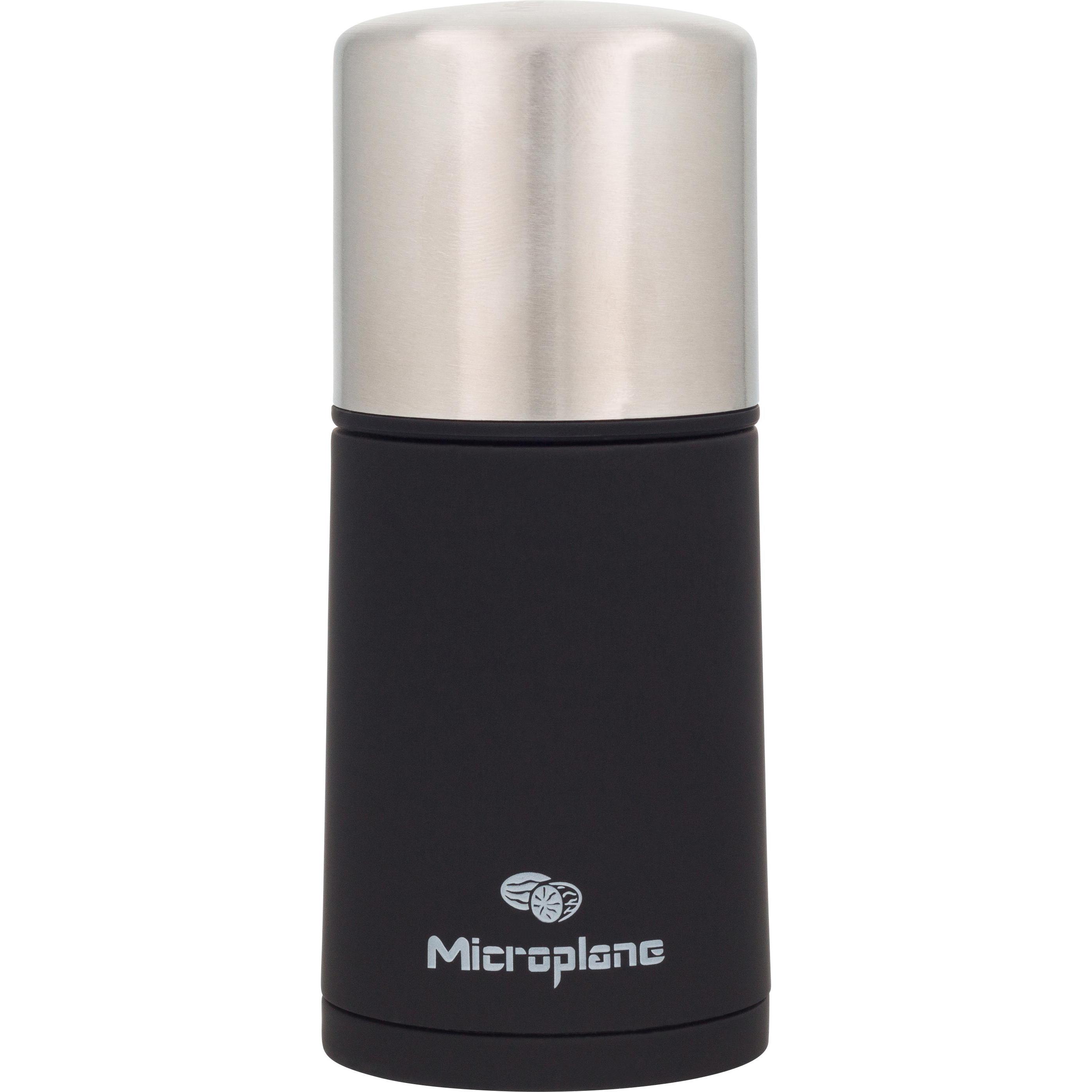 Microplane Muskatmühle, Pfeffermühle + Salzmühle, Schwarz
