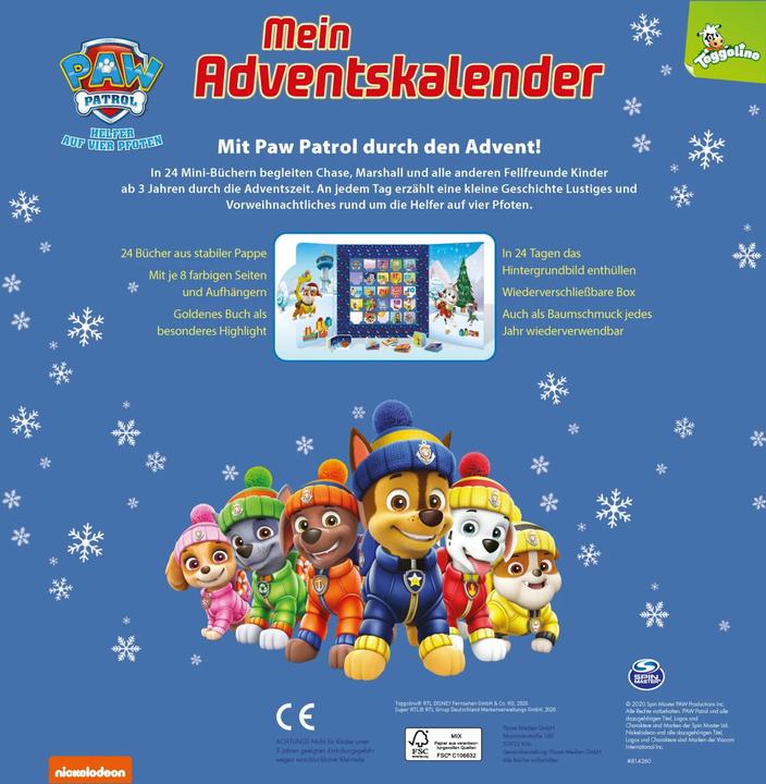 Productafbeelding PAW Patrol Mijn adventskalender