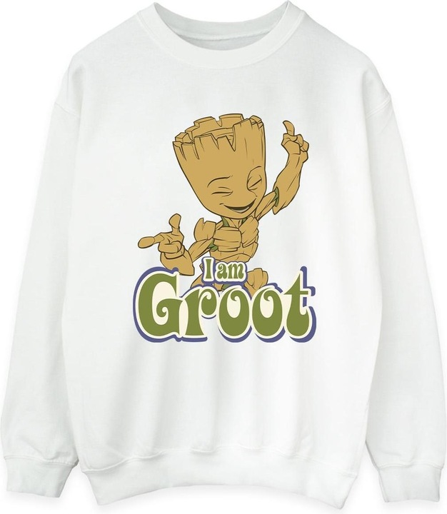 Actual product image Guardians of the Galaxy Womens/Ladies Groot Dancing Sweatshirt (S)