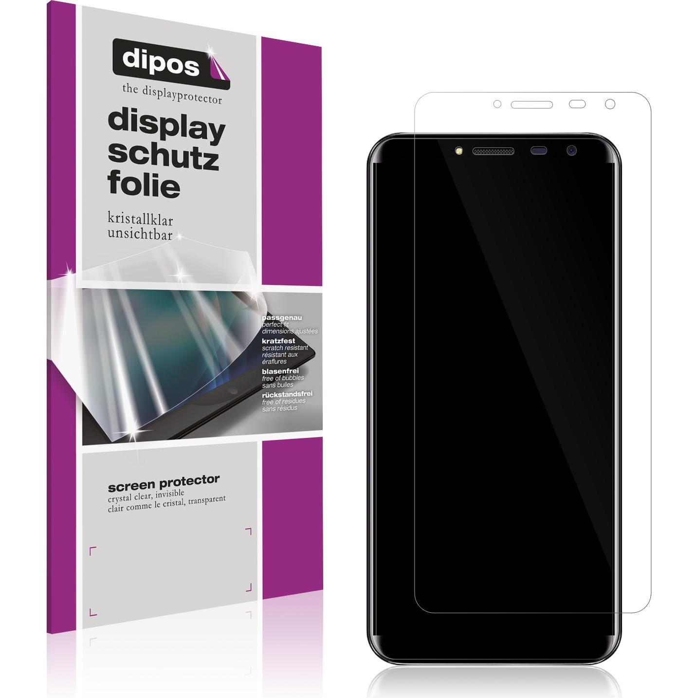 Dipos Displayschutzfolie Crystalclear (6 Stück, Oukitel C8), Smartphone Schutzfolie, Transparent