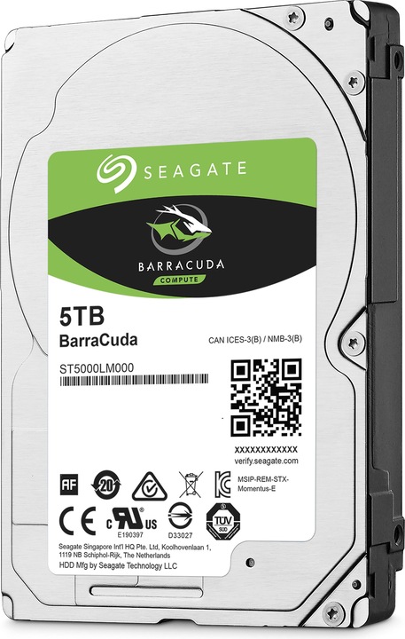 Actual product image Seagate BarraCuda (5 TB, 2.5", SMR)