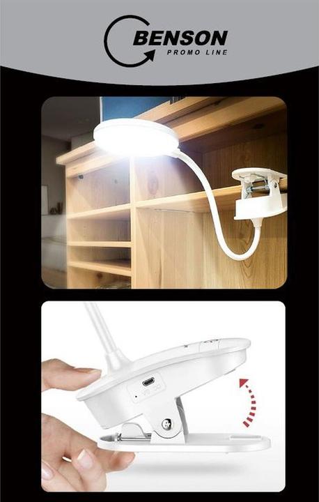 Produktbild Benson Electric LED Klemmleuchte