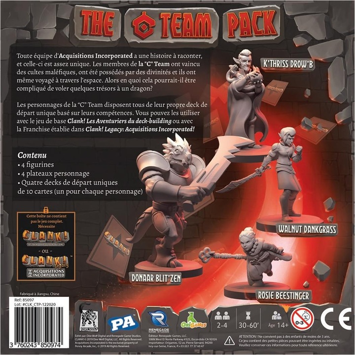 Produktbild Origames Clank Acq Inc The C Team Pack f (Französisch)