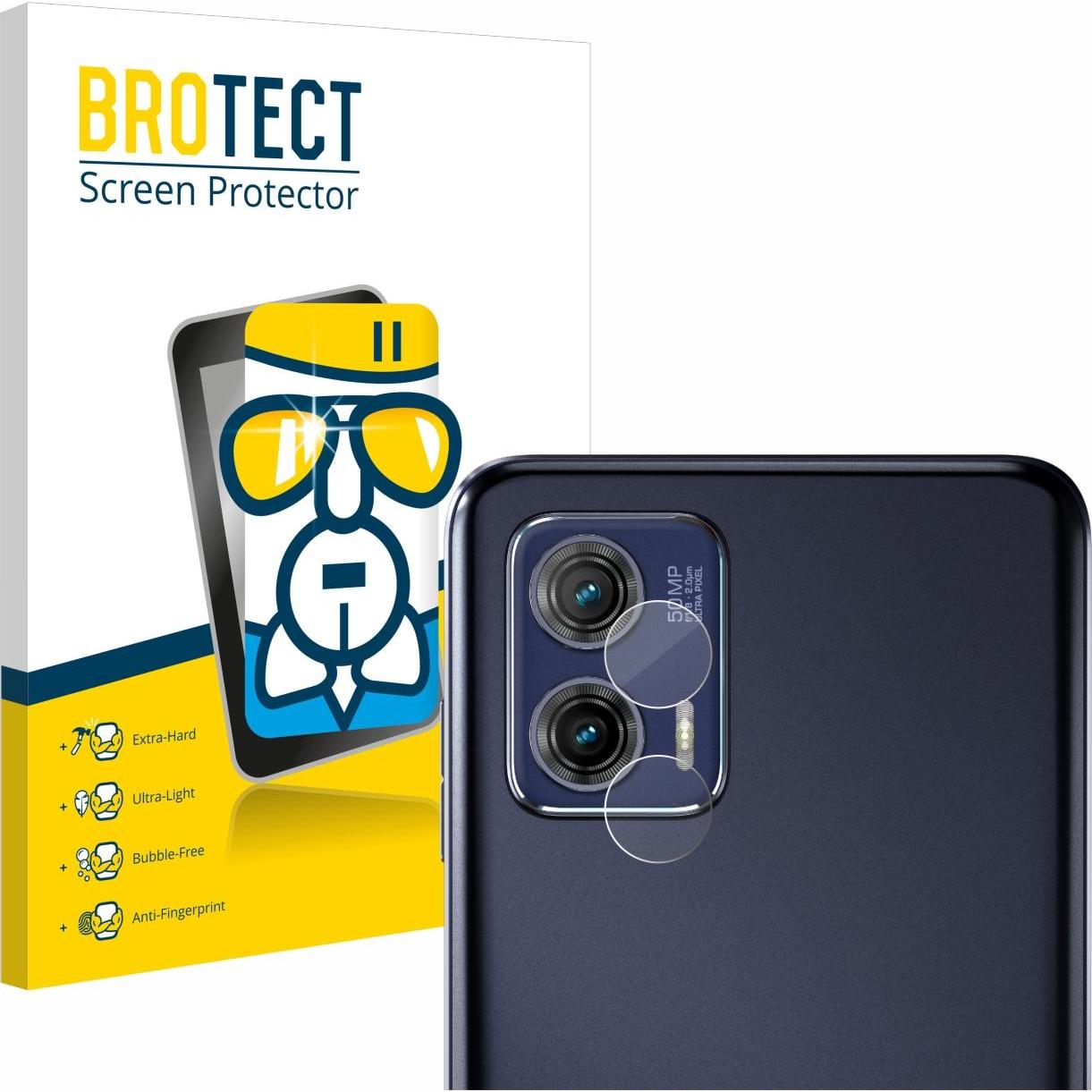 BROTECT AirGlass Panzerglasfolie (1 Stück, Motorola Moto G73), Smartphone Schutzfolie, Transparent