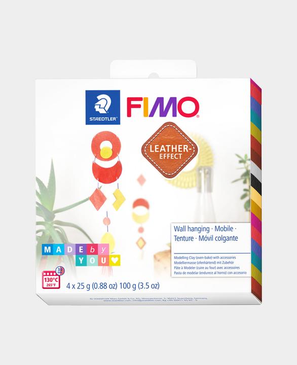 Immagine prodotto Fimo Creta da modellare Set effetto pelle "Appendiabiti da parete