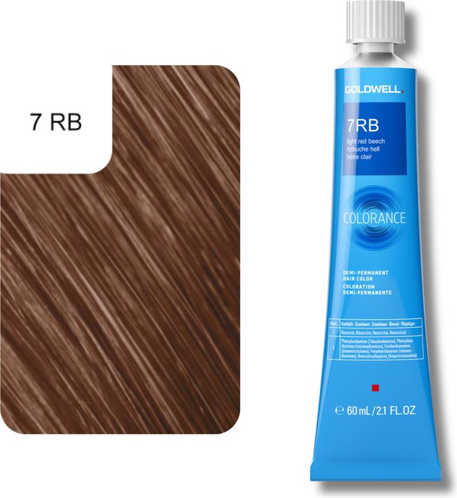 Image du produit Goldwell Colorance Tube Demi-Permanente (7RB hêtre rouge clair)