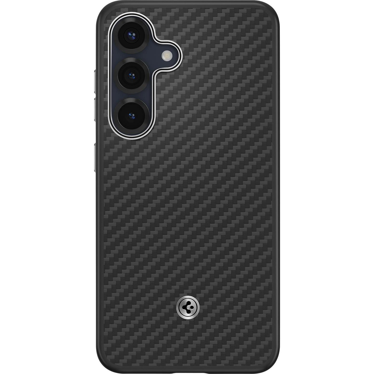 Samsung Enzo Aramid Case (Samsung Galaxy S25+), Smartphone Hülle, Schwarz