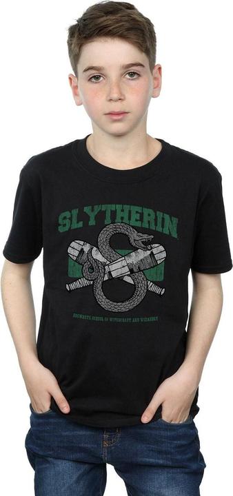 Produktbild Slytherin Quidditch Emblem TShirt Jungen (152, 158)