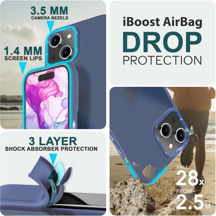 Image du produit Nalia Étui hybride Matt Transparent Frosted (Apple iPhone 15 Plus)