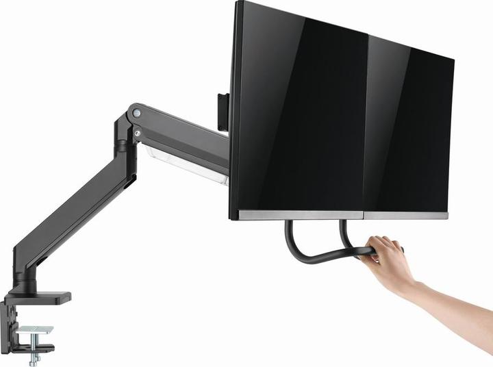 Actual product image Gembird Biurkowe regulowane ramie na dwa monitory 17-35inch obciążenie do 10kg (Table, 32", 8 kg)