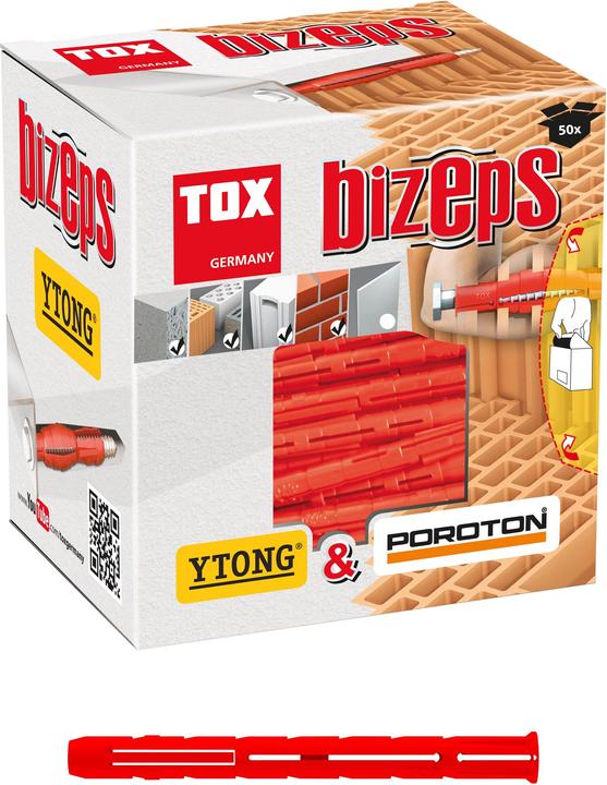 Produktbild Tox Spreizdübel Bizeps 8x90 mm 50 Stück (50 Stk.)