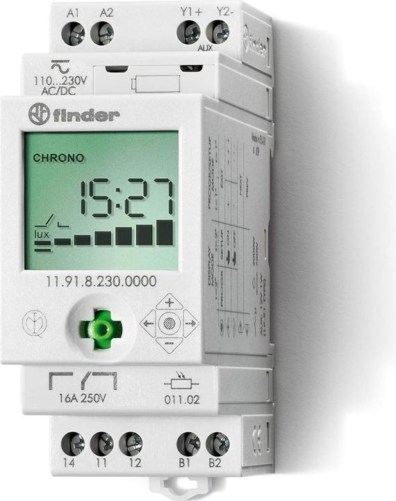 Produktbild Finder Dämmerungsschalter 150Lux 16A+1Aux 230V 11.91.8.230.0000