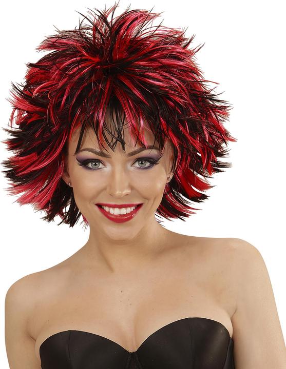 Immagine prodotto Widmann Parrucca discoteca in nero rosso