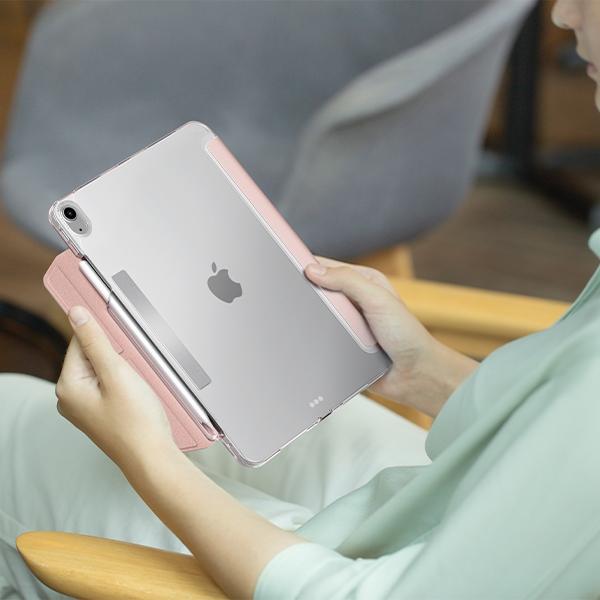 Actual product image Uniq etui Camden Click iPad Air 11" (2024) różowy/blush pink (Apple iPad Air 11 2024, Apple iPad Air 11 2025, Apple iPad Air 11 2026)