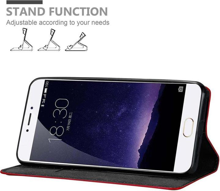 Actual product image Cadorabo Book Invisible Magnet Cover (Meizu MX6)