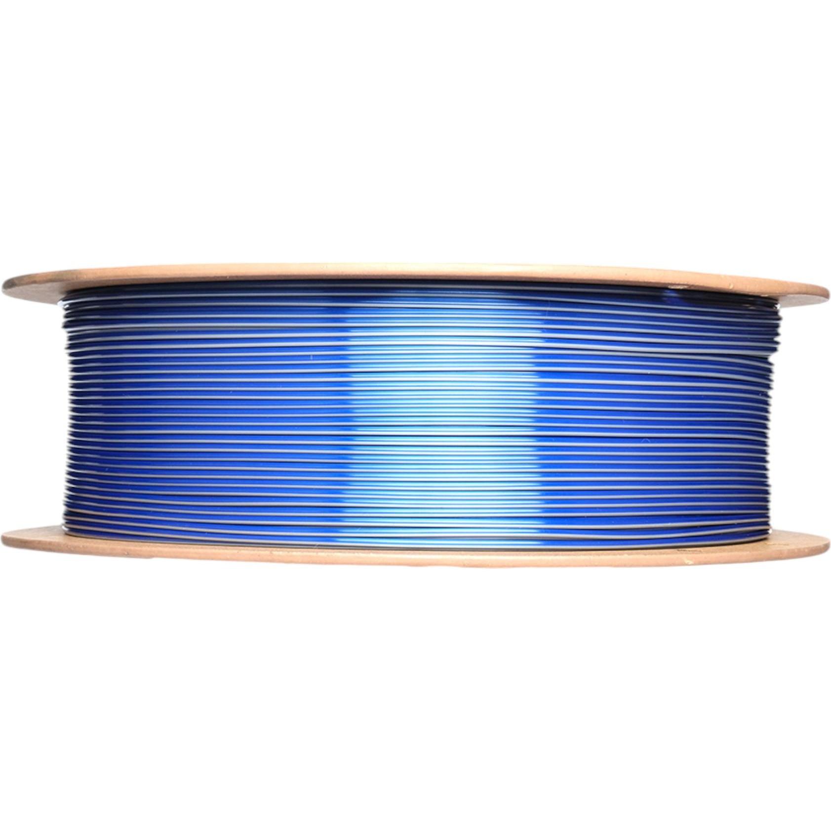 eSUN EPLA-SILK MAGIC 1,75mm BLUE SILVER 1kg (PLA, 1.75 mm, 1000 g, Mehrfarbig), 3D Filament, Mehrfarbig