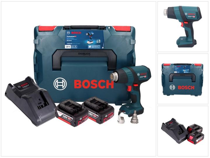 Immagine prodotto Bosch Professional Bosch GHG 18V-50 Soffiatore ad aria calda a batteria professionale 18 V 300° C / 500° C + 2x
