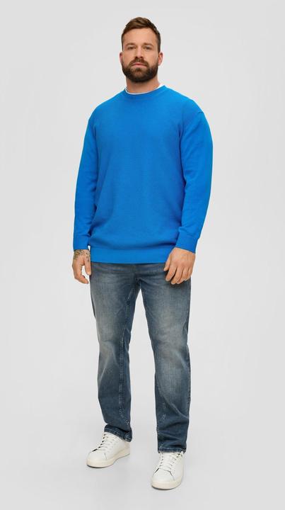 Immagine prodotto s.Oliver Strickpullover Strickpullover mit Waffelpiqué-Muster (4XL)