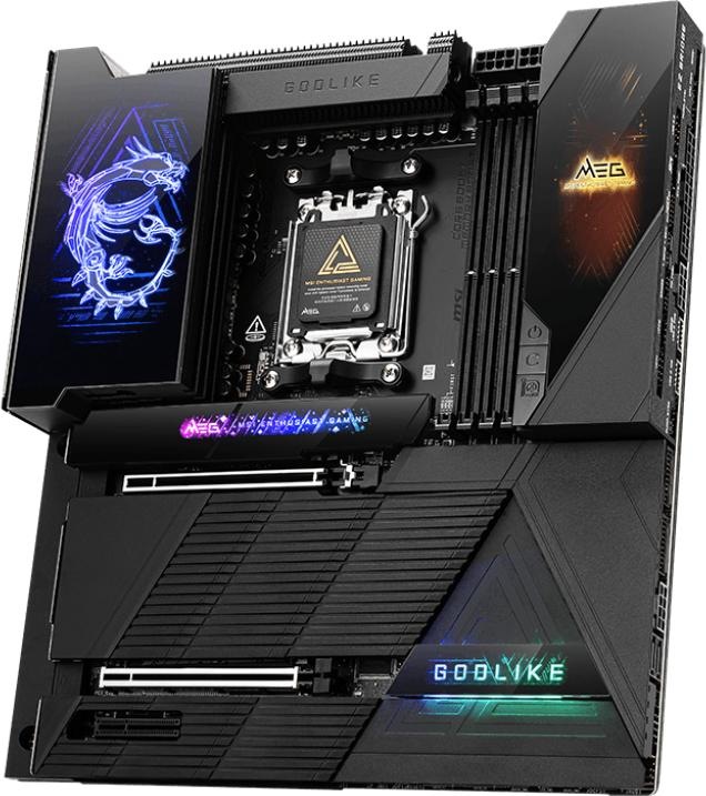 Image du produit MSI MEG X870E GODLIKE (AM5, AMD X870E, E-ATX)