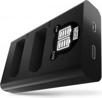 Actual product image Newell Camera charger DL-USB-C Dual-channel charger for EN-EL14 batteries (Camera battery charger)