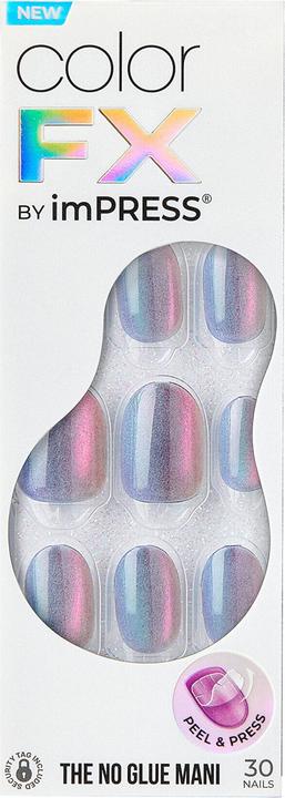 Produktbild KISS Self-Adhesive Nails Impress Color Fx Fly Up - 30 Pieces (Kunstnägel)