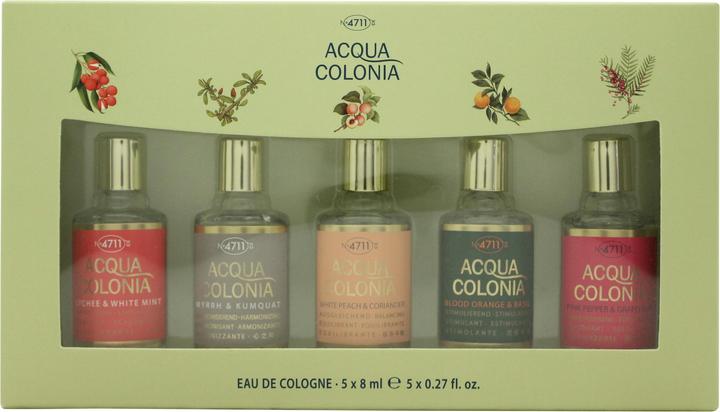 Immagine prodotto Acqua Colonia 4711 4711 Acqua Colonia Eau De Cologne Miniature Set Mirra e Kumquat Rosa (Set di profumi)