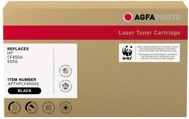 Actual product image AGFAPHOTO TONER BLACK, RPL. CF450A 655A (FC)