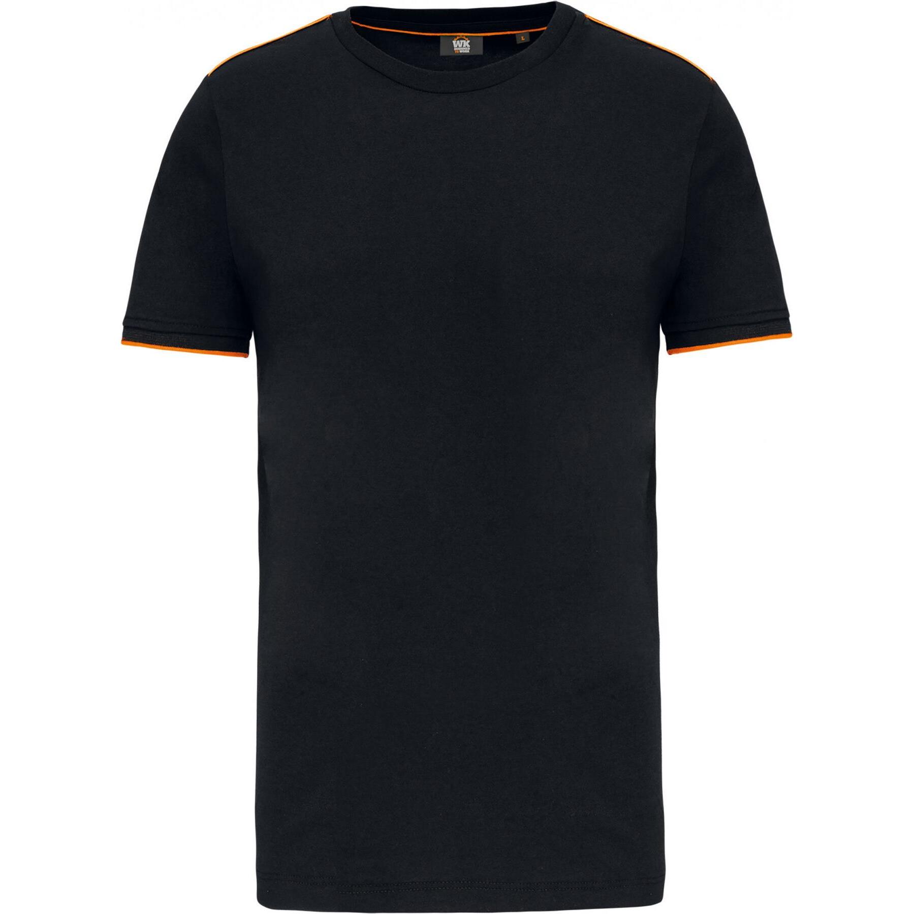 Kariban, Herren, Shirt, DayToDay, Schwarz, Orange, (4XL)