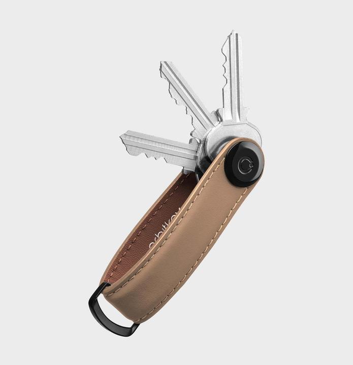 Actual product image Orbitkey - Key Organiser Matte Leather - Mocha