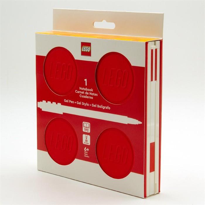 Image du produit LEGO Carnet de notes verrouillé avec stylo gel rouge (Blanc)