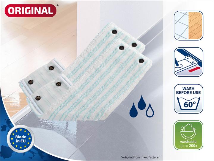 Produktbild Leifheit Bundle Wischbezug CLEAN TWIST XL/Combi XL micro duo (2er Set) (2 Stk.)