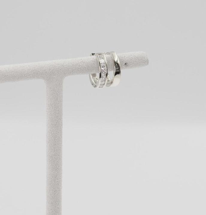 Produktbild Muau Creolen (Weissgold 750)