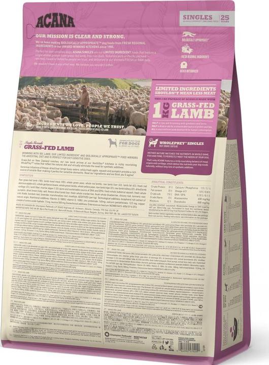 Actual product image Acana Grass-Fed Lamb (Adult, 1 pcs., 11400 g)