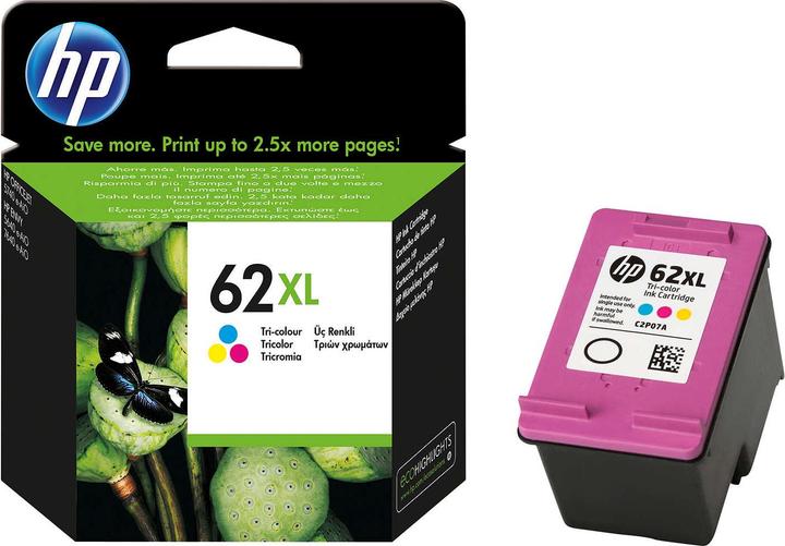 Actual product image HP 62xl (M, C, Y)