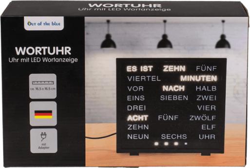Produktbild Ootb Uhr mit deutscher Wort-Anzeige