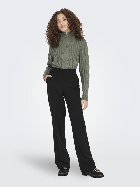 Produktbild JdY Reissverschluss-Zopfstrick- Strickpullover (XS)