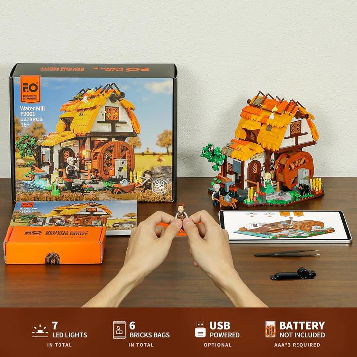 Produktbild Lumibricks Wassermühle