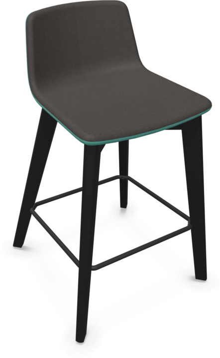 Dark grey, Black, Mint, Ash stained black