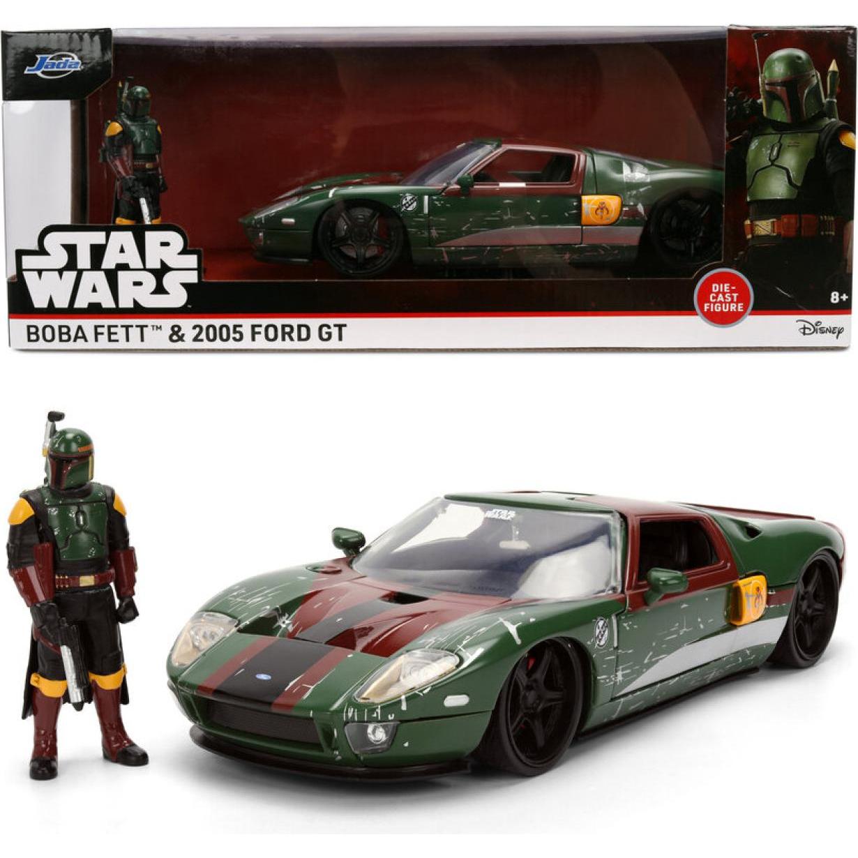Jada Star Wars Boba Fett 2005 Ford GT 1:24