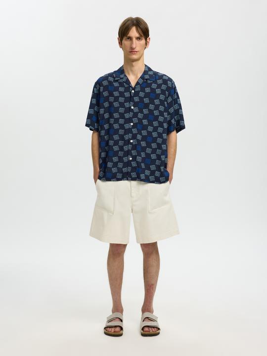 Actual product image Selected Relaxed Fit Kurzarmhemd (S)