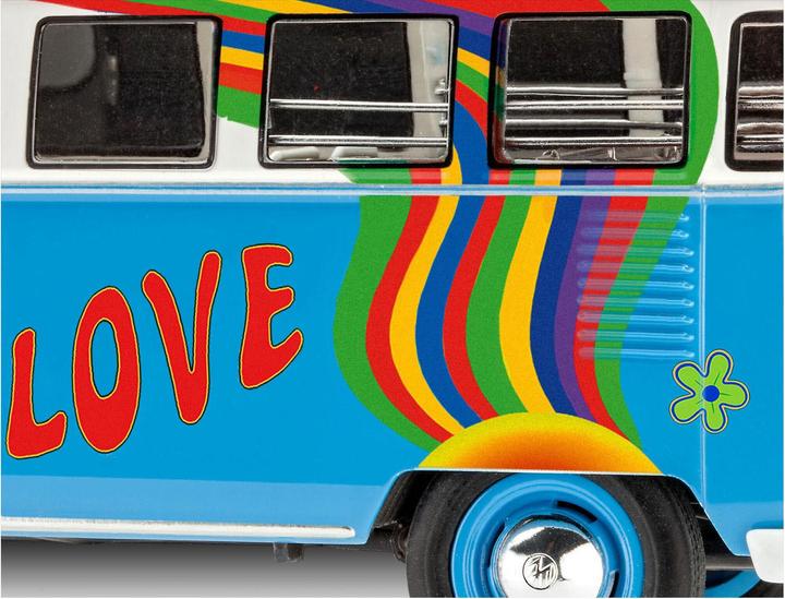 Actual product image Revell VW T1 Samba Flower Power